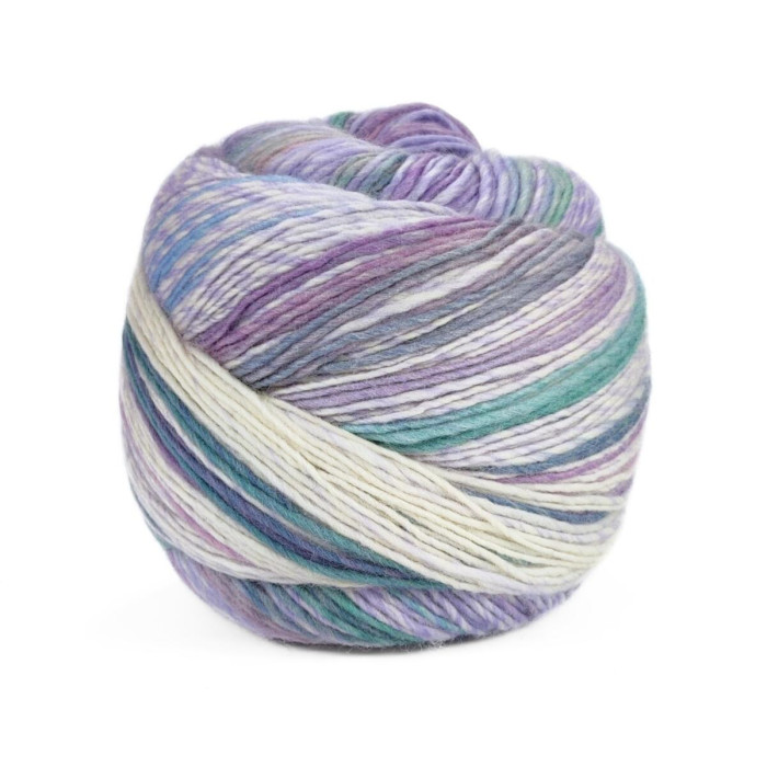 2 Пряжа Laines du Nord Poema Stripes, 150г - 450м, різнокольоровий, 100% вовна