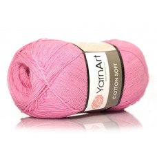 20 Пряжа Cotton Soft 100гр - 600м (Світло-рожевий) YarnArt