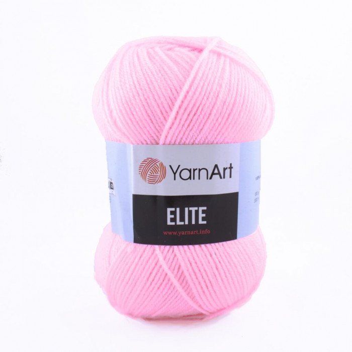 20 Пряжа Elite 100гр - 300м (Світло-рожевий) YarnArt