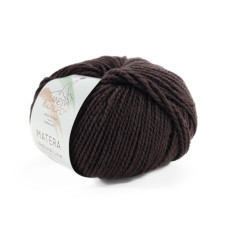 20 Пряжа Laines du Nord Matera, 50г - 160м, шоколад, 100% вовна