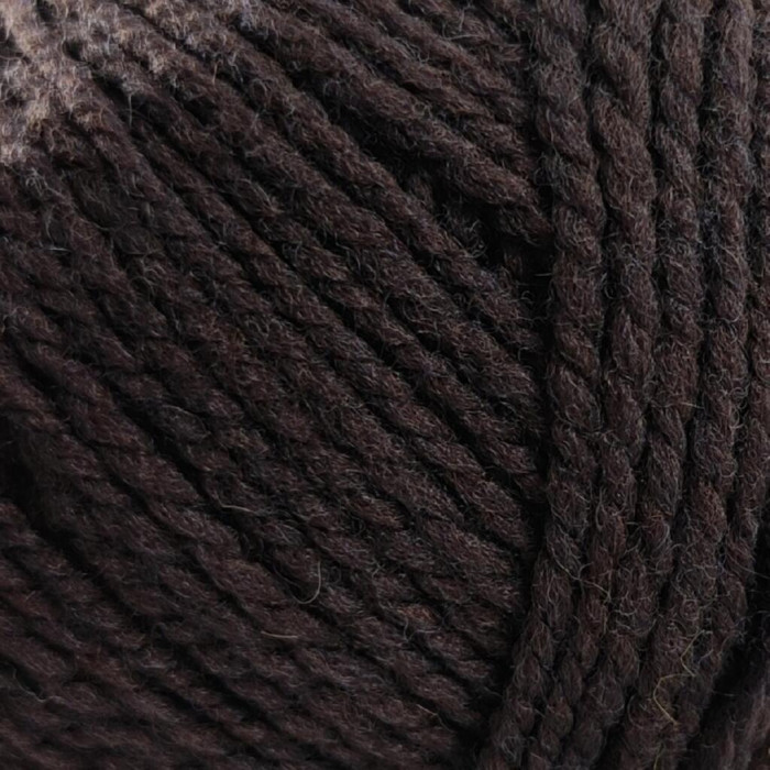 20 Пряжа Laines du Nord Matera, 50г - 160м, шоколад, 100% вовна