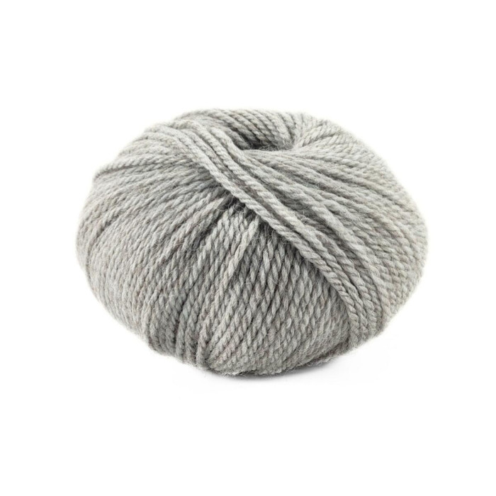 20 Пряжа Laines du Nord Merino Yak, 50г - 115м, світло-сірий, 15% альпака, 15% як, 70% вовна