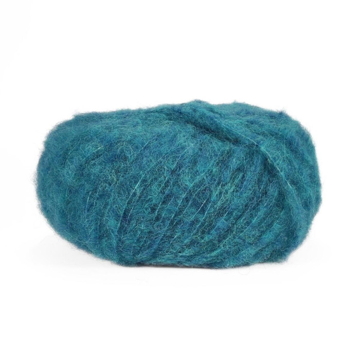 20 Пряжа Laines du Nord Piuma Alpaca,50г - 100м, синій, 55% альпака, 40% вовна, 5% нейлон