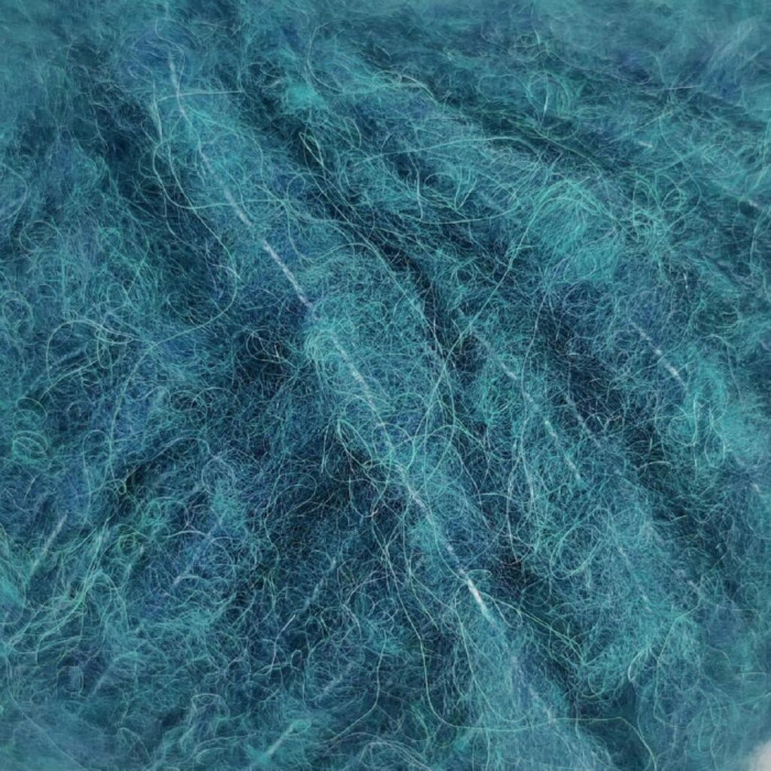 20 Пряжа Laines du Nord Piuma Alpaca,50г - 100м, синій, 55% альпака, 40% вовна, 5% нейлон