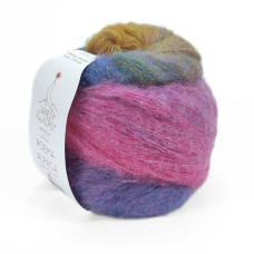 20 Пряжа Laines du Nord Poema Alpaca, 100г - 400м, різнокольоровий, 40% альпака, 40% шерсть, 20% нейлон