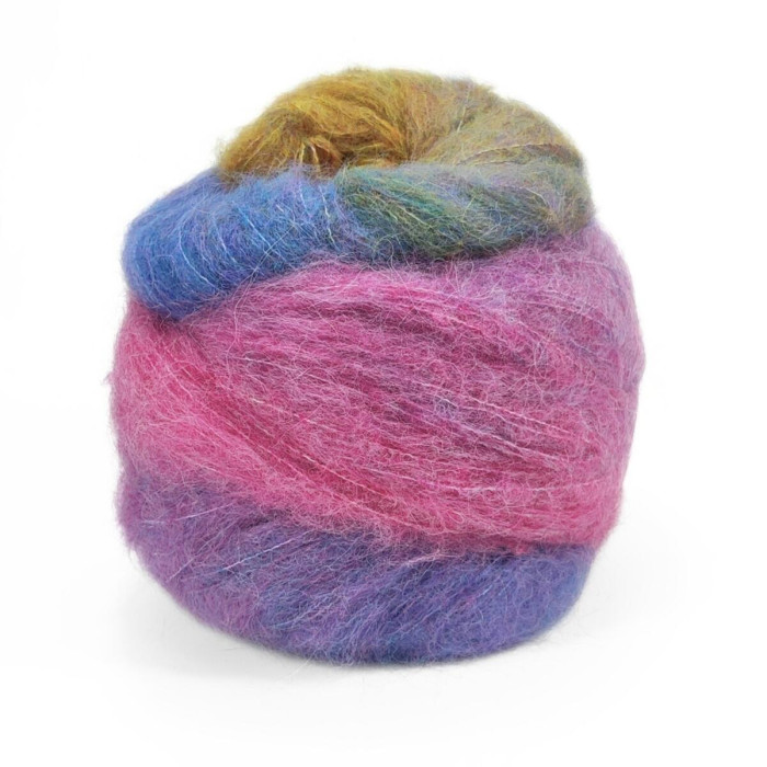 20 Пряжа Laines du Nord Poema Alpaca, 100г - 400м, різнокольоровий, 40% альпака, 40% шерсть, 20% нейлон