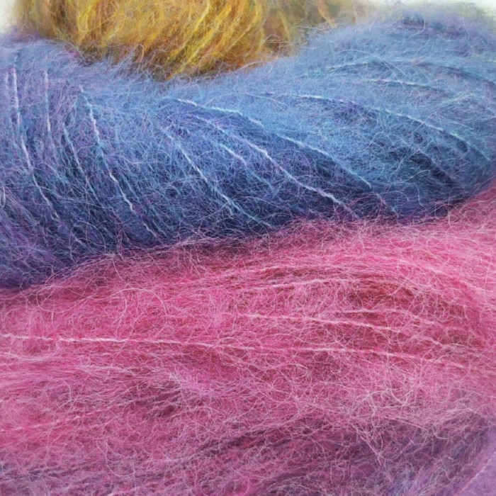 20 Пряжа Laines du Nord Poema Alpaca, 100г - 400м, різнокольоровий, 40% альпака, 40% шерсть, 20% нейлон