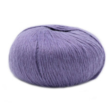 20 Пряжа Laines du Nord Soft Lino, 50г - 135м, аметистовий, 80% льон, 20% бавовна