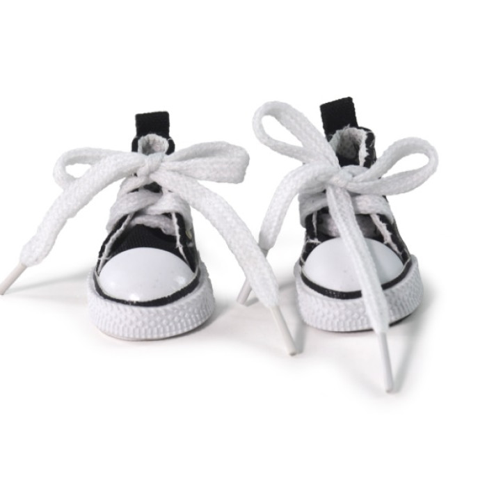20 SHOES FOR AMIGURUMI (взуття для ляльок) 1 пара, чорні