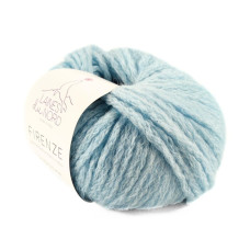 200 Пряжа Laines du Nord Firenze, 50г - 115м, блакитний, 20% альпака бебі, 75% вовна, 5% нейлон