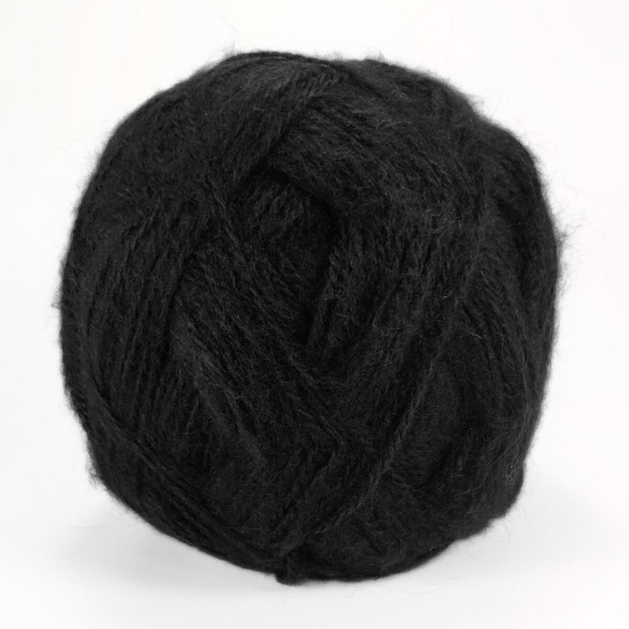 200 Пряжа Mondial Alveare, 200г - 520м, чорний, 35% мохер, 65% мікрофібра PC