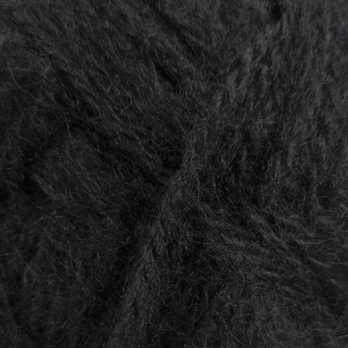 200 Пряжа Mondial Alveare, 200г - 520м, чорний, 35% мохер, 65% мікрофібра PC