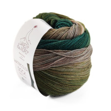 200 Шкарпеткова Пряжа Laines du Nord WaterColor Sock, 100г - 420м, різнокольоровий, 75% вовна, 25% нейлон