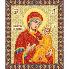 РИП-037 Тихвинская ікона Божої Матері. Марічка. Схема на тканині для вишивання бісером