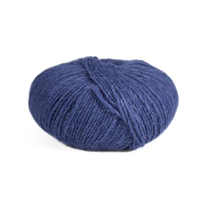 201 Пряжа Laines du Nord Andina, 50г - 175м, темно-синій, 50% альпака, 50% вовна