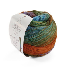201 Шкарпеткова Пряжа Laines du Nord WaterColor Sock, 100г - 420м, різнокольоровий, 75% вовна, 25% нейлон