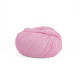 202 Пряжа Laines du Nord Baby Soft, 50г - 135м, рожевий, 50% бавовна органічна, 50% cоєві волокна