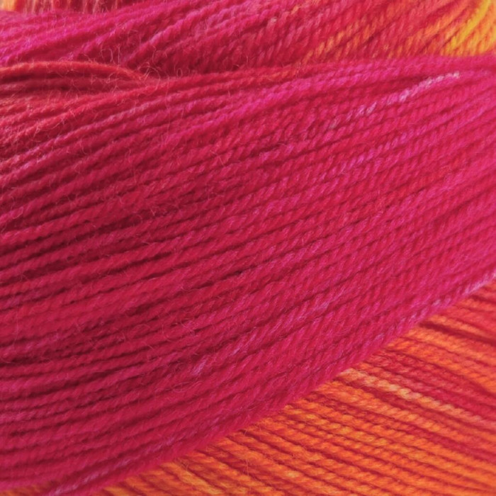 202 Шкарпеткова Пряжа Laines du Nord WaterColor Sock, 100г - 420м, різнокольоровий, 75% вовна, 25% нейлон