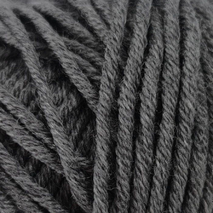 20206 Пряжа Lana Gatto Maxi Soft, 50г - 90м, темно-сірий, 100% меринос екстрафайн