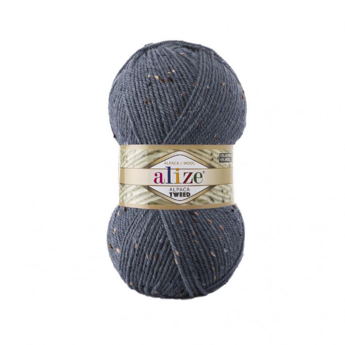 203 Пряжа Alpaca Tweed 100гр - 250м (джинс). Alize(Знятий з виробництва)