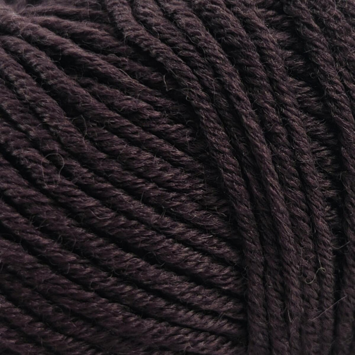 203 Пряжа Laines du Nord Dolly 125, 50г - 125м, каштановий, 100% вовна