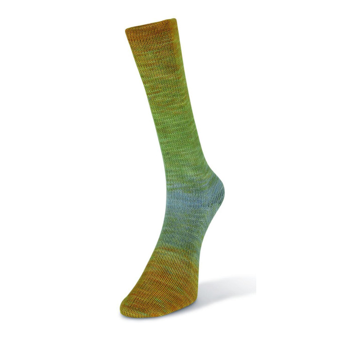 203 Шкарпеткова Пряжа Laines du Nord WaterColor Sock, 100г - 420м, різнокольоровий, 75% вовна, 25% нейлон