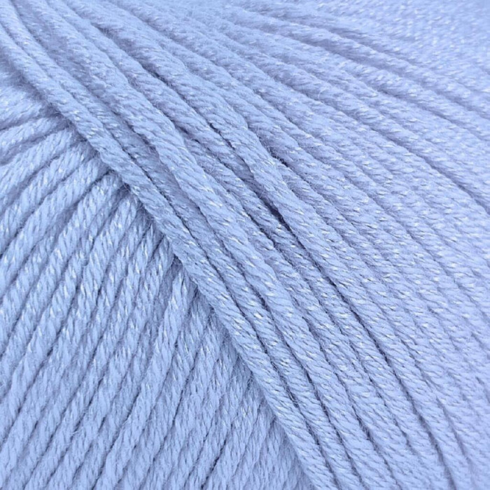 204 Пряжа Laines du Nord Baby Soft, 50г - 135м, блакитний, 50% бавовна органічна, 50% cоєві волокна