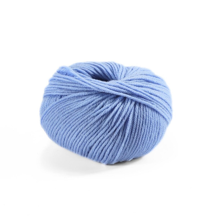 204 Пряжа Laines du Nord Dolly 125, 50г - 125м, небесний, 100% вовна