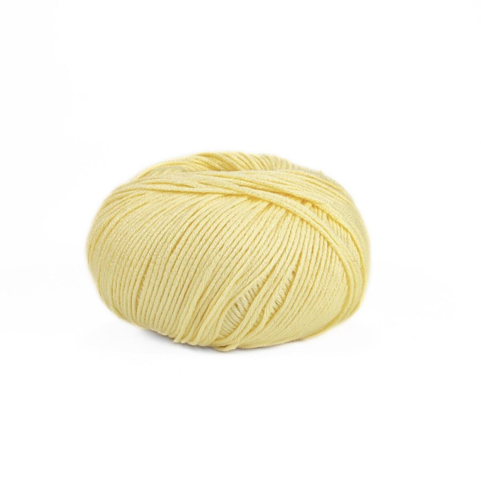 206 Пряжа Laines du Nord Baby Soft, 50г - 135м, ванільний, 50% бавовна органічна, 50% cоєві волокна