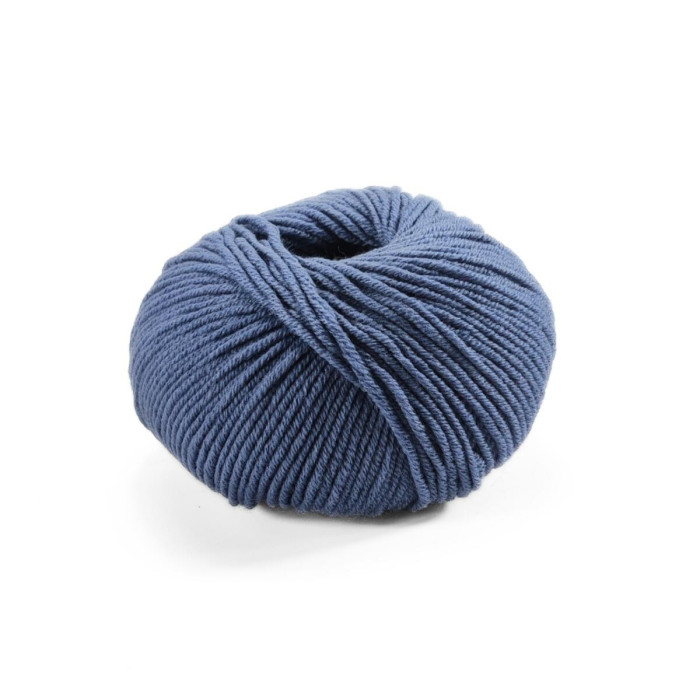 206 Пряжа Laines du Nord Dolly 125, 50г - 125м, джинсовий, 100% вовна
