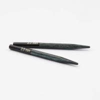 20689 KnitPro Спиці з'ємні Denim Indigo Wood 3,75 мм - 5 см, деревина