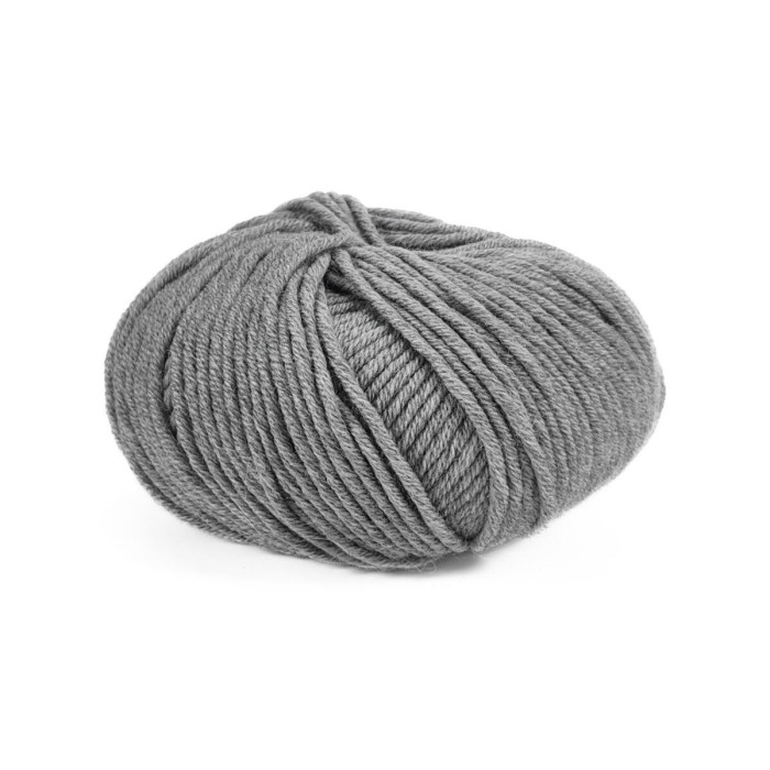 20742 Пряжа Lana Gatto Maxi Soft, 50г - 90м, сірий, 100% меринос екстрафайн