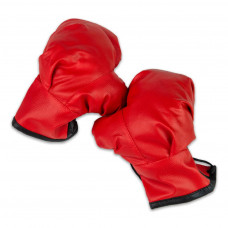 2077 Боксерські рукавички червоно-чорні. Strateg