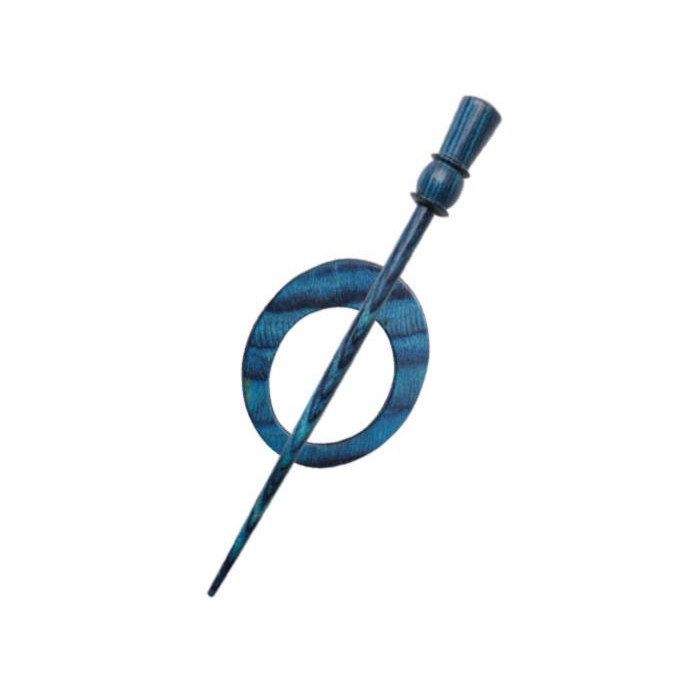 20847 Затиск для шалі Omega Symfonie ROYALE BLUE Shawl Pins with Sticks KnitPro