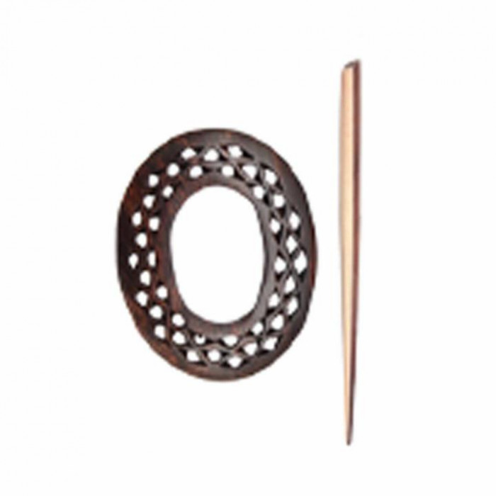 20886 Затиск для шалі Viola (KP026B) Shawl Pins with Sticks Exotica Series KnitPro
