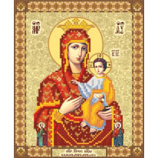 РИП-039 Самонаписавшаяся ікона Божої Матері. Марічка. Схема на тканині для вишивання бісером