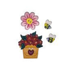 20WINBP9(LFT547) Stoney Creek Комплект ґудзиків Button Pack- House Hunters