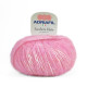 21 Пряжа Adriafil Zucchero Filato, 50г - 175м, блідо-рожевий, 18% альпака, 50% бавовна, 32% вовна
