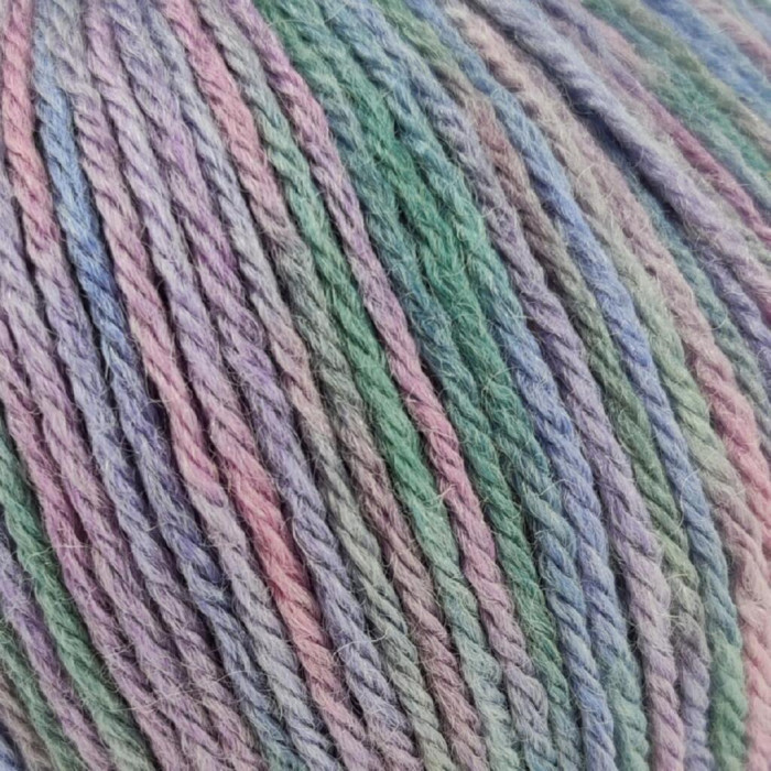 21 Пряжа Campolmi Filati Svezia Fantasie, 100г - 250м, мультіколор, 50% вовна, 25% акрил