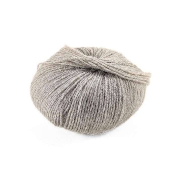 21 Пряжа Laines du Nord Ciliegia, 50г - 150м, мушля, 100% альпака бебі