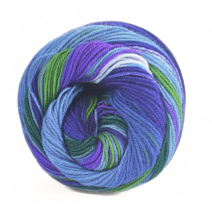 21 Пряжа Laines du Nord Infinity Sock, 100г - 420м, різнокольоровий, 75% вовна, 25% нейлон