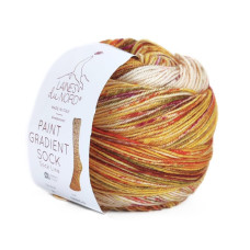 21 Пряжа Laines du Nord Paint Gradient Sock, 100г - 420м, різнокольоровий, 75% вовна, 25% нейлон