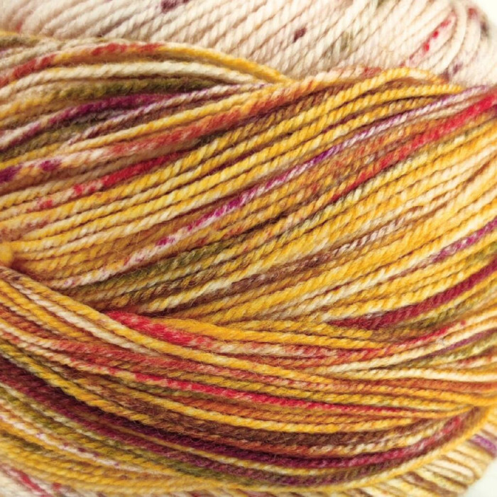 21 Пряжа Laines du Nord Paint Gradient Sock, 100г - 420м, різнокольоровий, 75% вовна, 25% нейлон