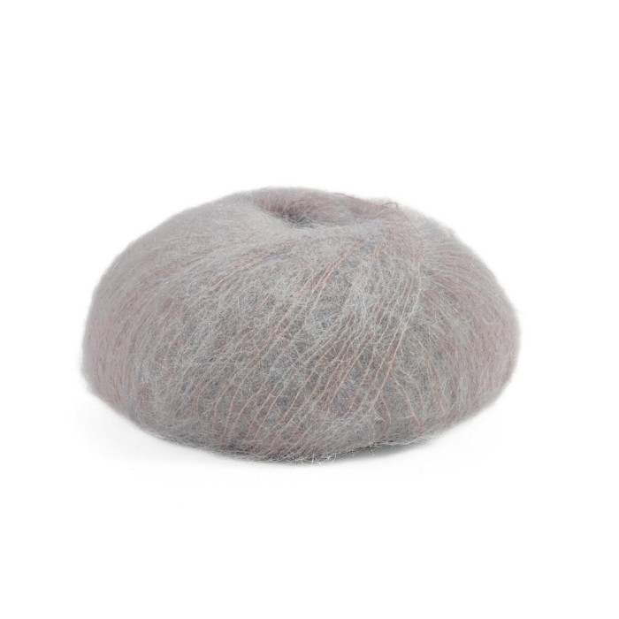 2103 Пряжа Lana Gatto Mohair Royal, 25г - 215м, попіл, 80% кід мохер, 20% нейлон