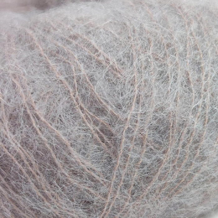 2103 Пряжа Lana Gatto Mohair Royal, 25г - 215м, попіл, 80% кід мохер, 20% нейлон
