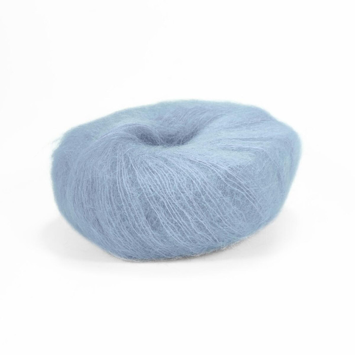 2119 Пряжа Lana Gatto Mohair Royal, 25г - 215м, блакитний, 80% кід мохер, 20% нейлон