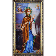 Р-077 Ікона Божої Матері Боголюбської . Картини бісером. Набір для вишивання бісером(Знятий з виробництва)