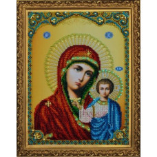 Р-108 Казанська Ікона Божої Матері. Картини бісером. Набір для вишивання бісером