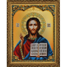 Р-123 Ікона Христа Спасителя. Картини бісером. Набір для вишивання бісером
