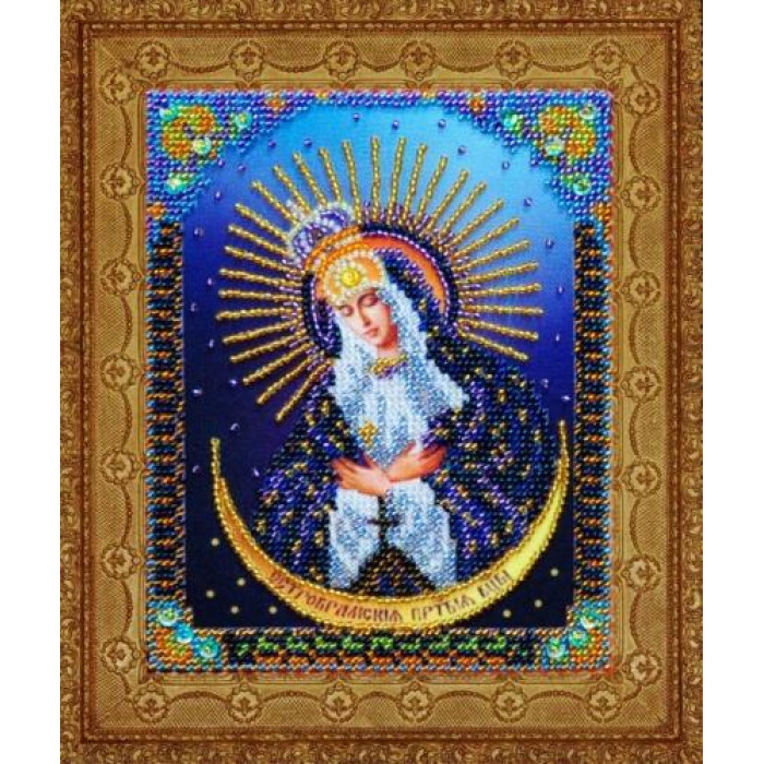 Р-160 Остробрамська ікона Божої Матері. Картини бісером. Набір для вишивання бісером(Знятий з виробництва)